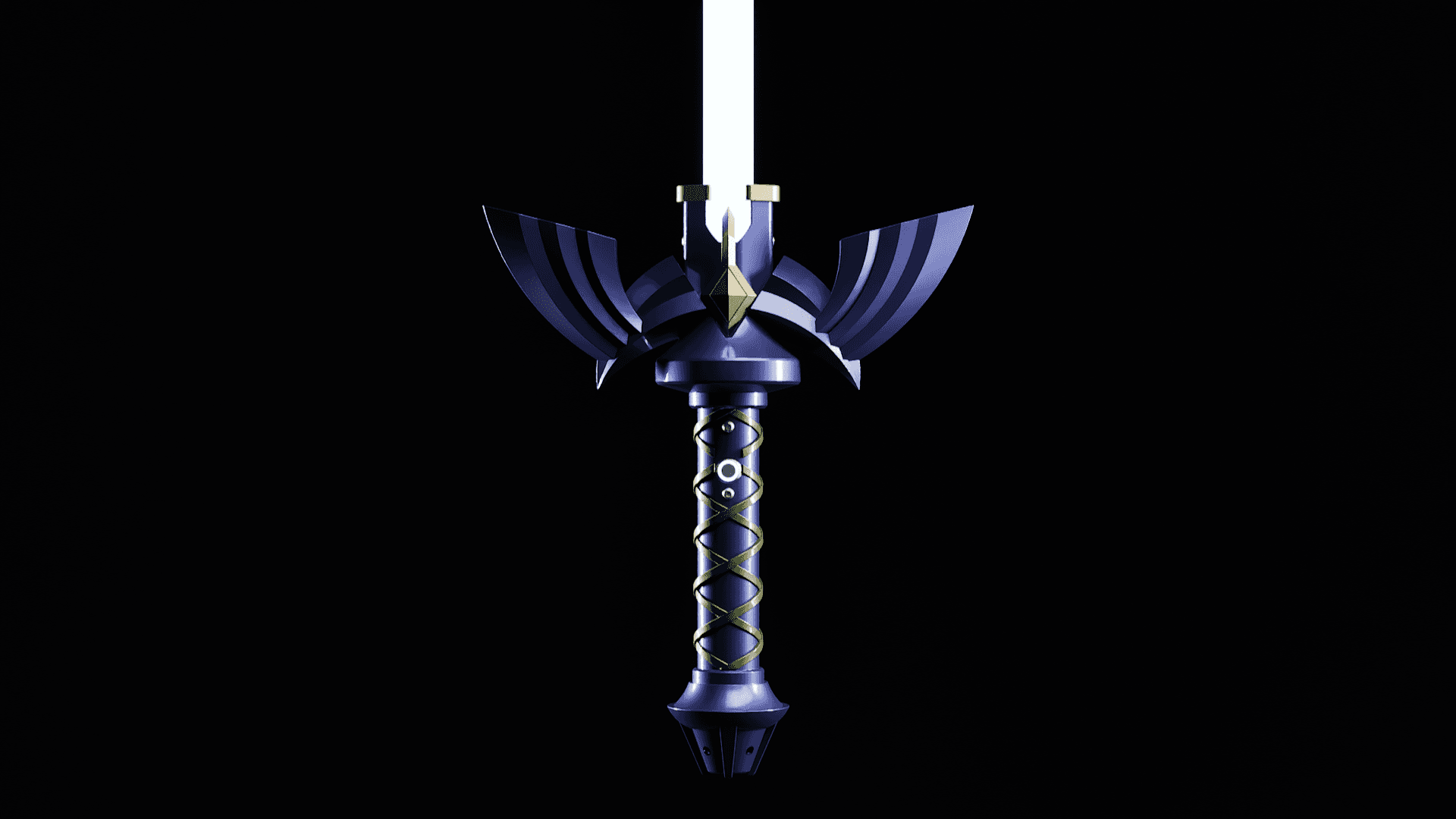 Master sword lightsaber 3d model
