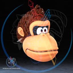 Ape Mask 3D Printer STL file 3d model