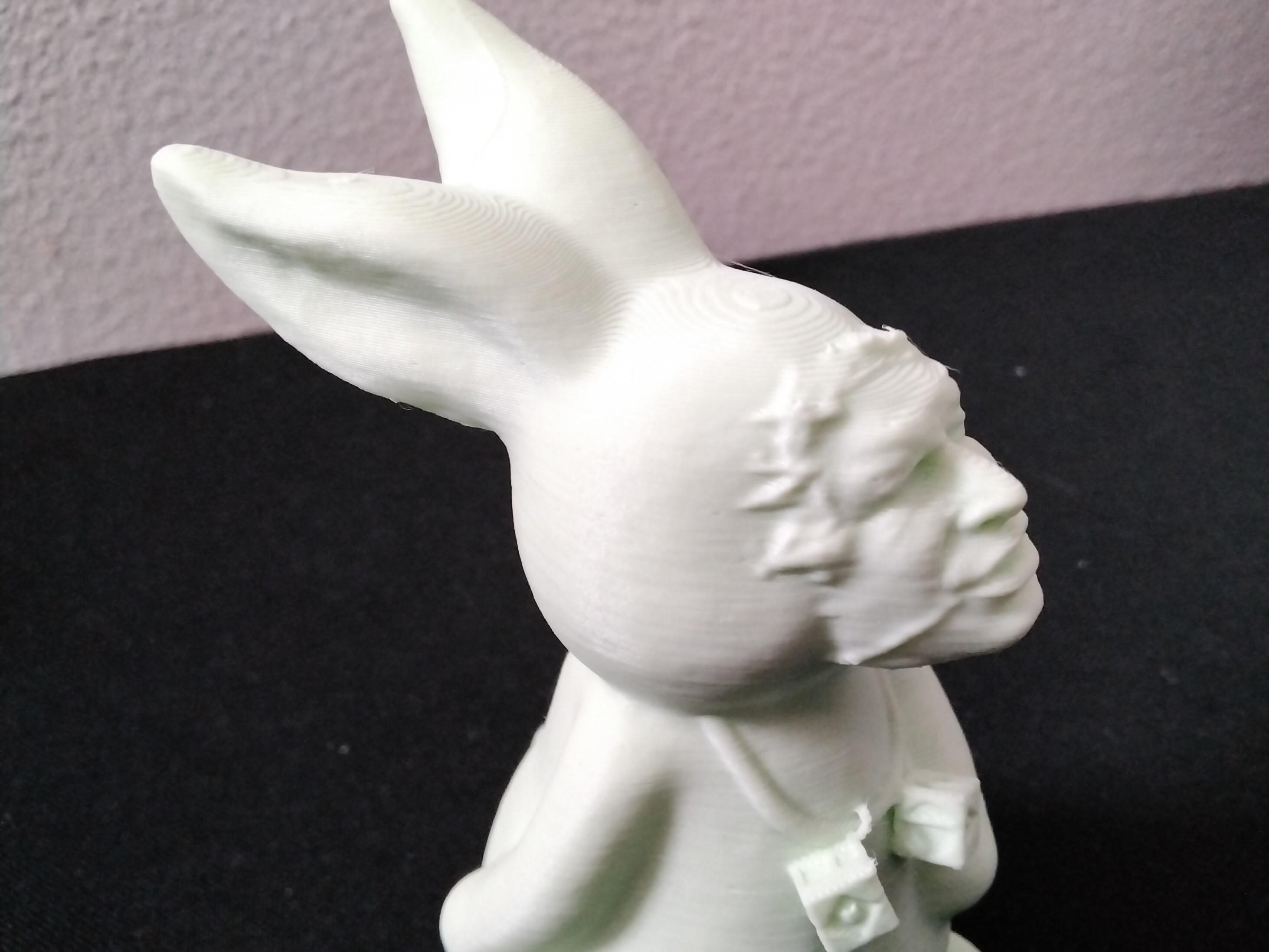 Easter Han Carbonite bunny with Dice 3d model