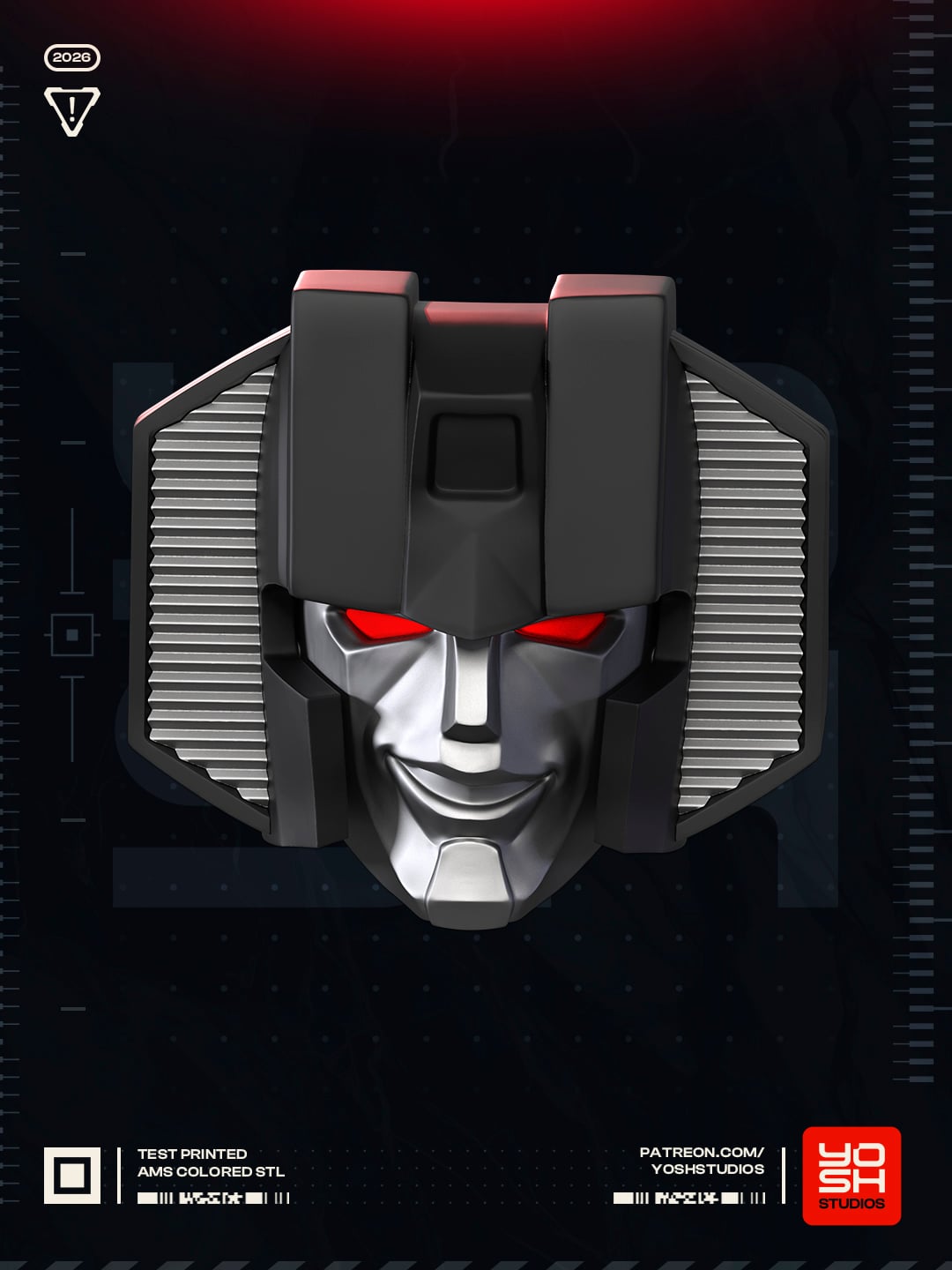 Starscream 3D Printer STL File 3d model