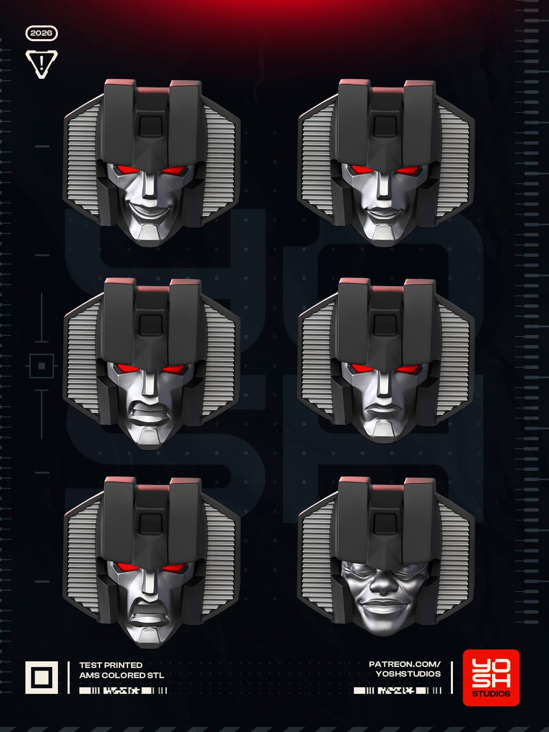 Starscream 3D Printer STL File 3d model