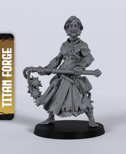 Crusade Fanatics - With Free Dragon - 5e DnD Inspired for RPG and Wargamers 3d model