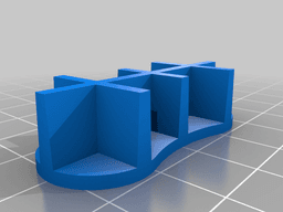 Modular Waffle Grid 3d model