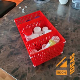 Organizing Box with adjustable dividers - rectangle 3d model