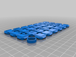 Funny puzzle letter-numbers-image 3d model