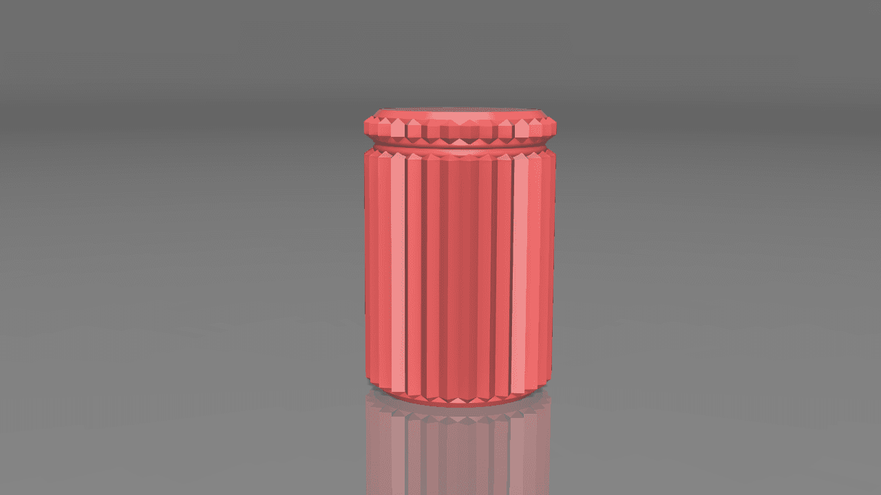 Change Jar 80mm 3d model