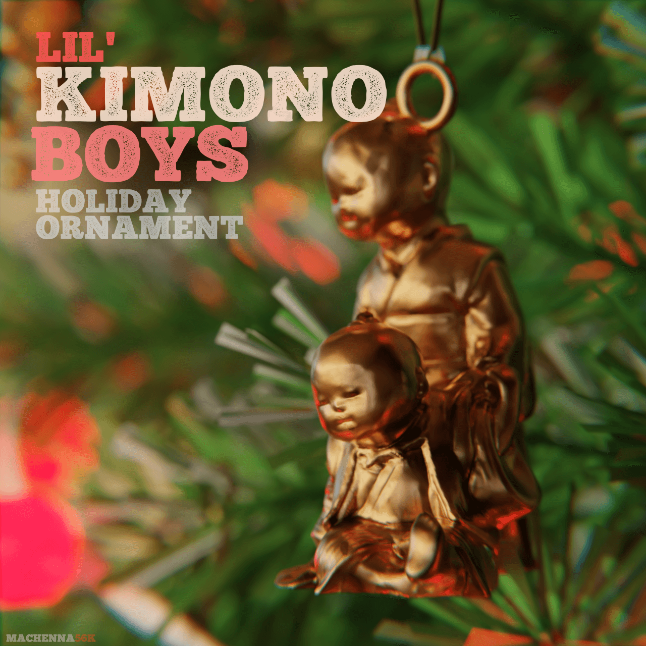 Lil' Kimono Boys | Holiday Ornament 3d model