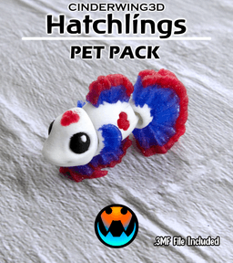 Betta Fish - Hatchling 3d model
