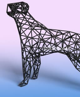 Thin Dog πΆπ 3d model
