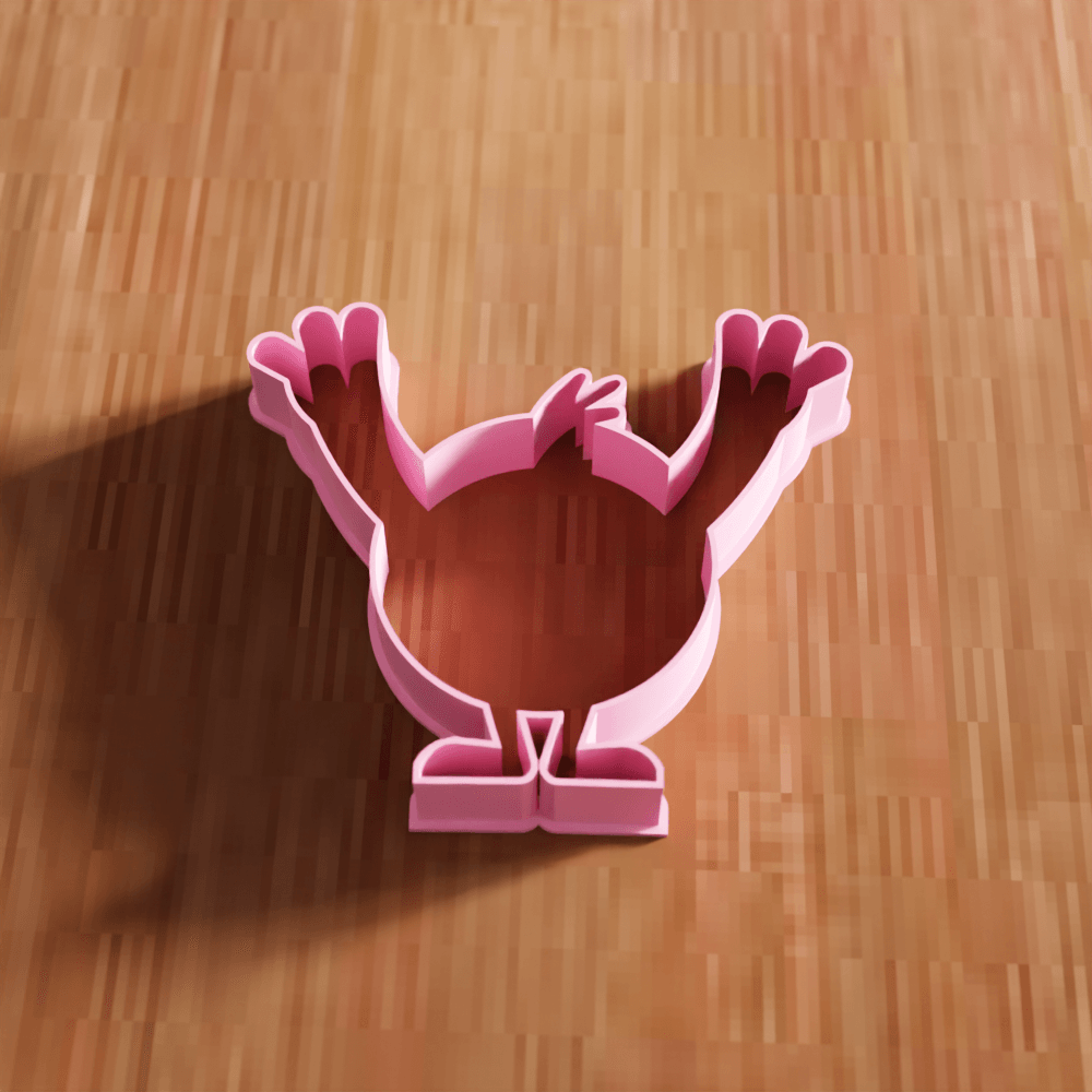 Cartoon Monster Cookie Cutter Utensil 3d model