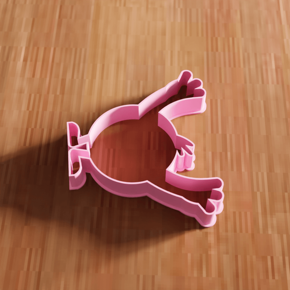 Cartoon Monster Cookie Cutter Utensil 3d model