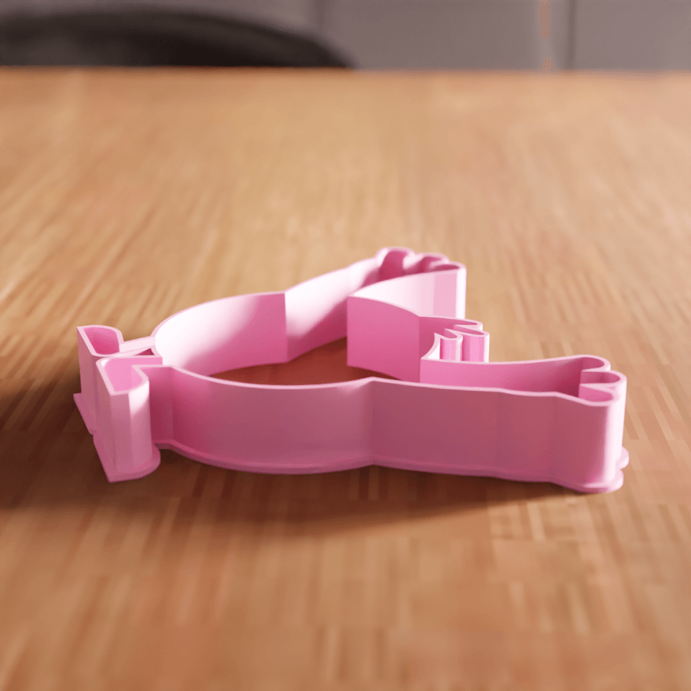 Cartoon Monster Cookie Cutter Utensil 3d model