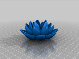 MTG Black Lotus Flower Display Piece - Magic The Gathering Desk Toy 3d model