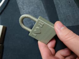 Secret message under light-Remix of Blank Love Locks-Thangs Valentine’s Day Contest 3d model
