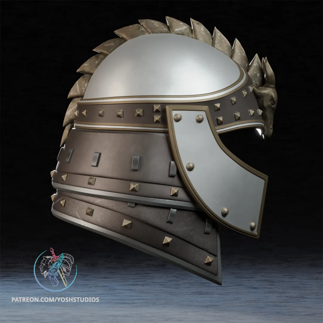 Blades Helmet 3D Printer STL File 3d model