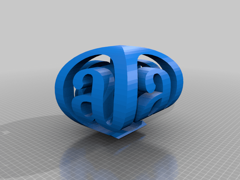 @ letter 3d model