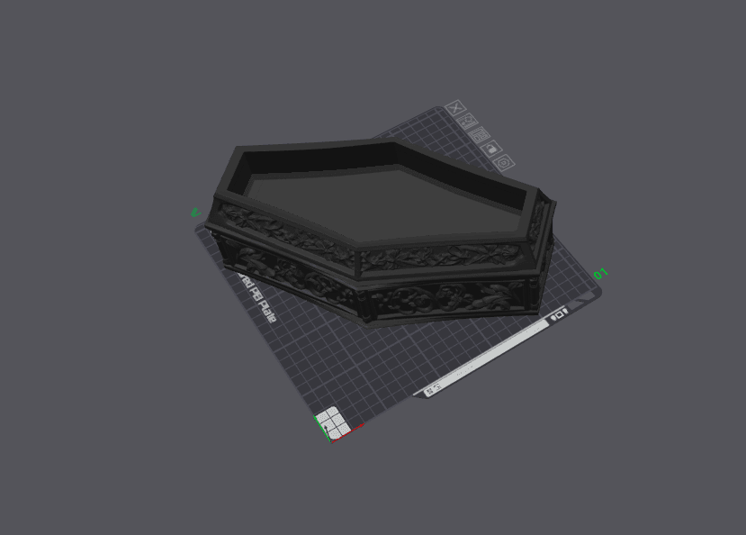 coffin planter 3d model