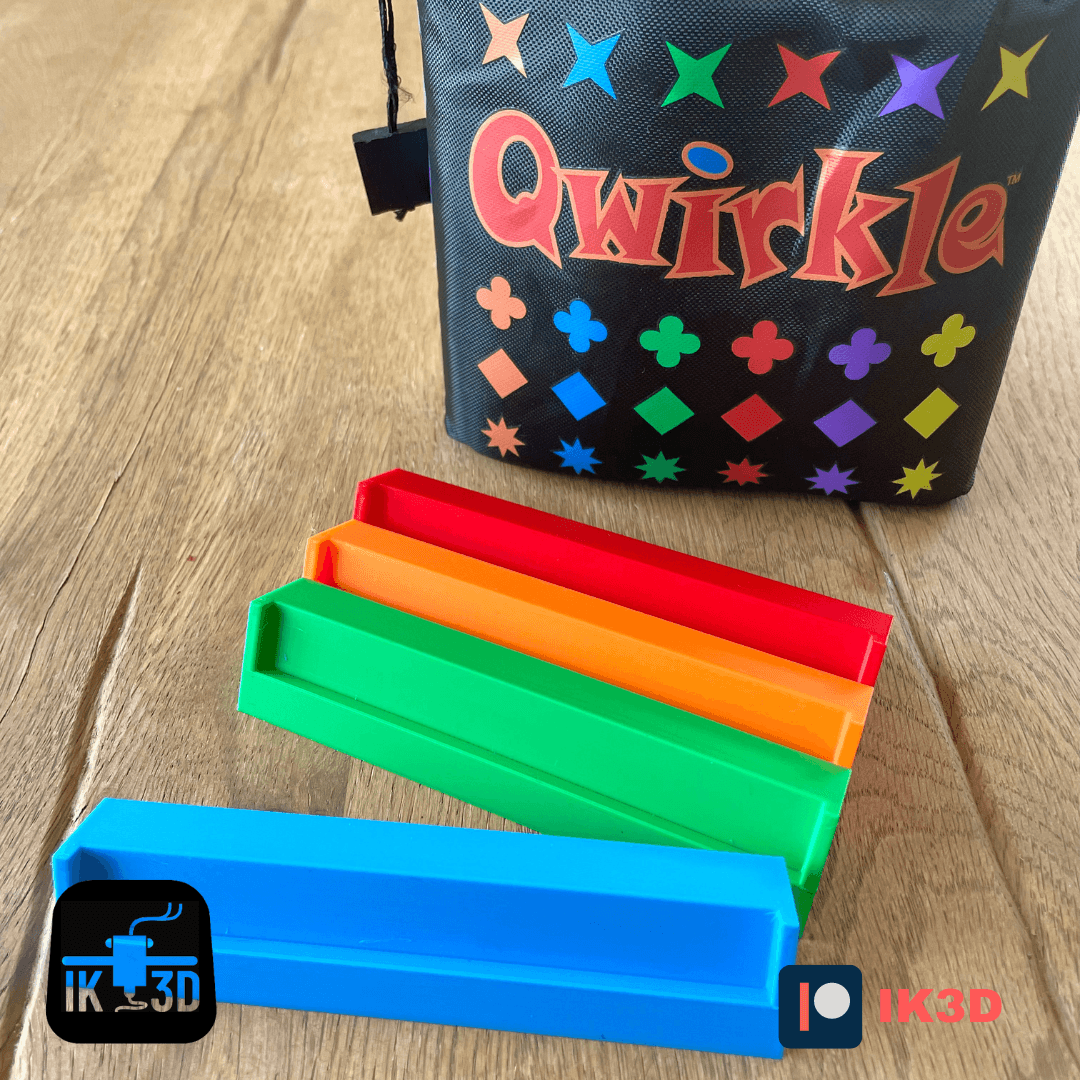 Quirkle Travel Tile Holder 3d model