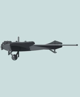 1:144 Gotha LE.3 Taube 3d model