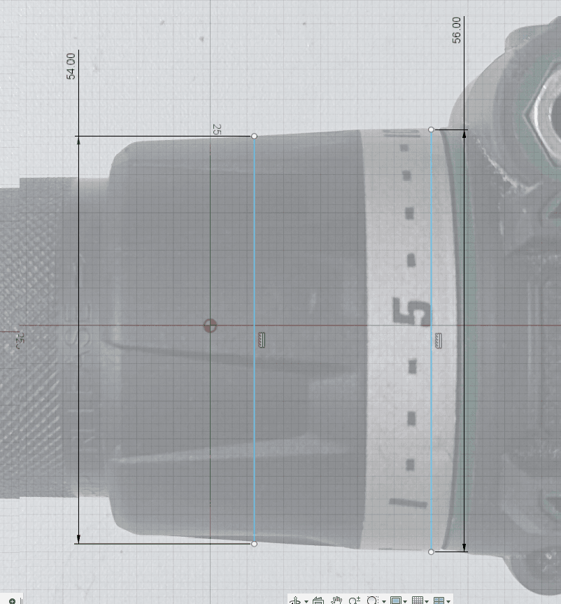 KWB drill guide adapter for PSBSA drill 3d model