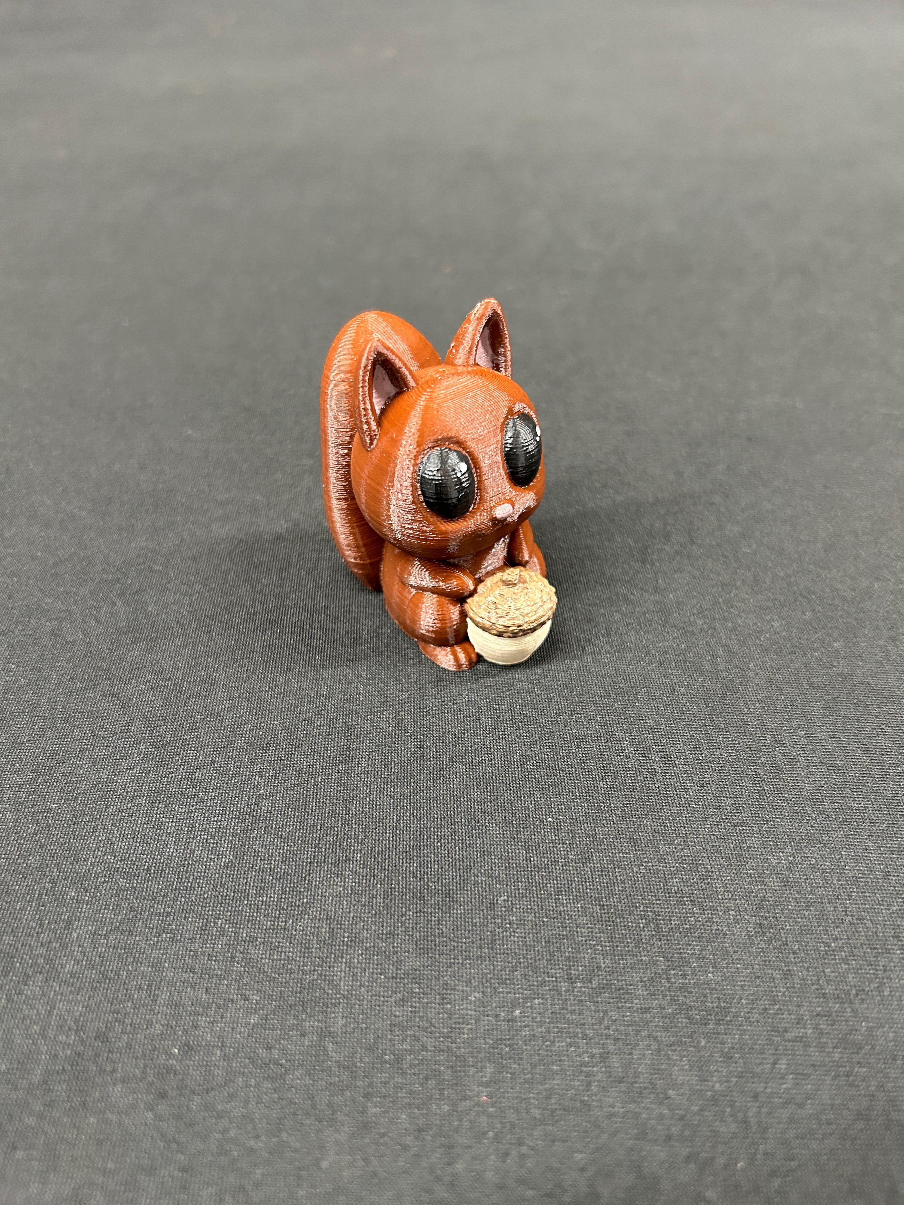 Squirrel with a Nut 3d model
