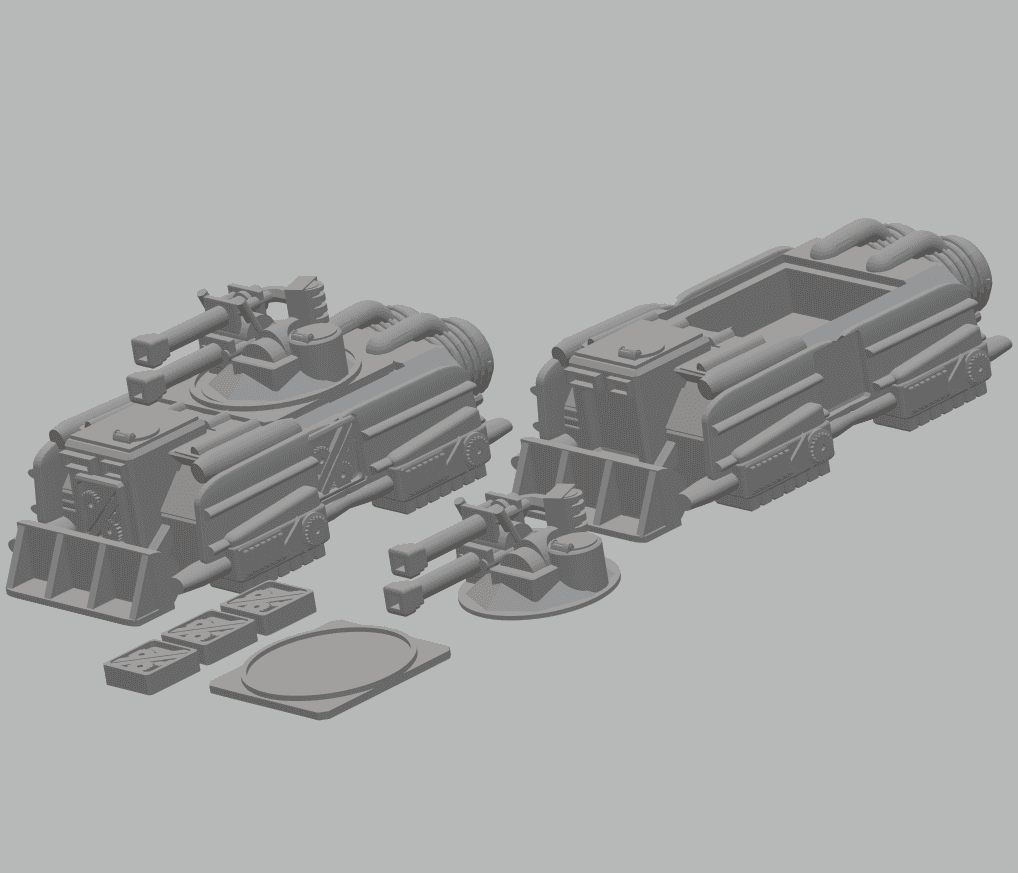 FHW Voidfang Animal Tank concept 3d model
