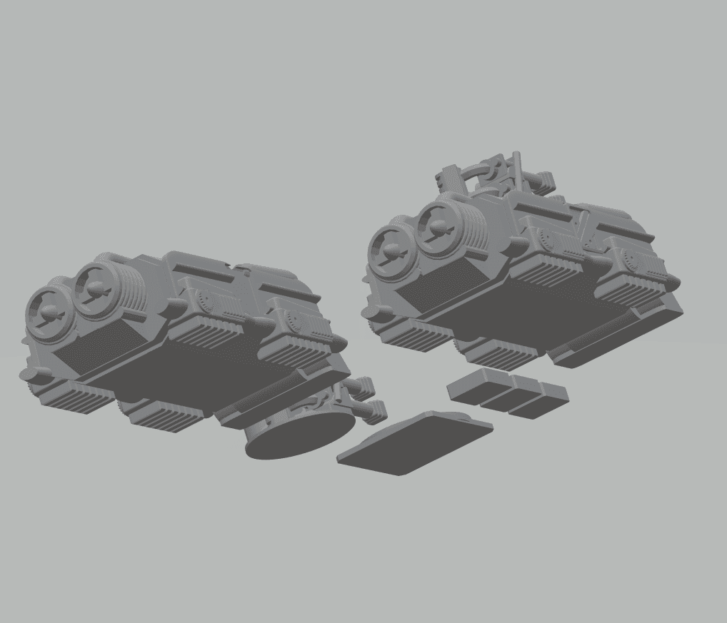 FHW Voidfang Animal Tank concept 3d model