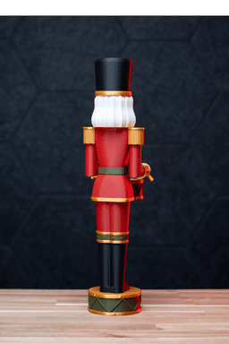 Drumming Nutcracker - Christmas Kit | No Supports, No AMS, No Glue 3d model