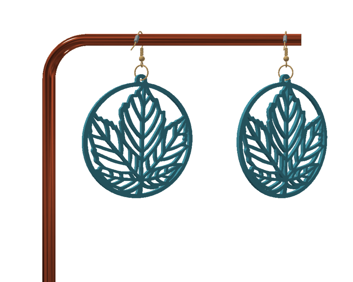 Cute keychain / earrings 3d model