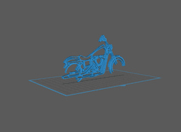 Harley Davidson - Street Bob Wall Art 3d model
