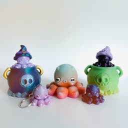 Octo Spinner 3d model