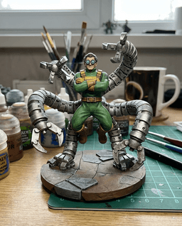 Doctor Octopus Figure | Spider-Man Foe with Mechanical Arms 3d model