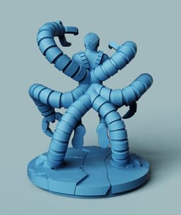 Doctor Octopus Figure | Spider-Man Foe with Mechanical Arms 3d model