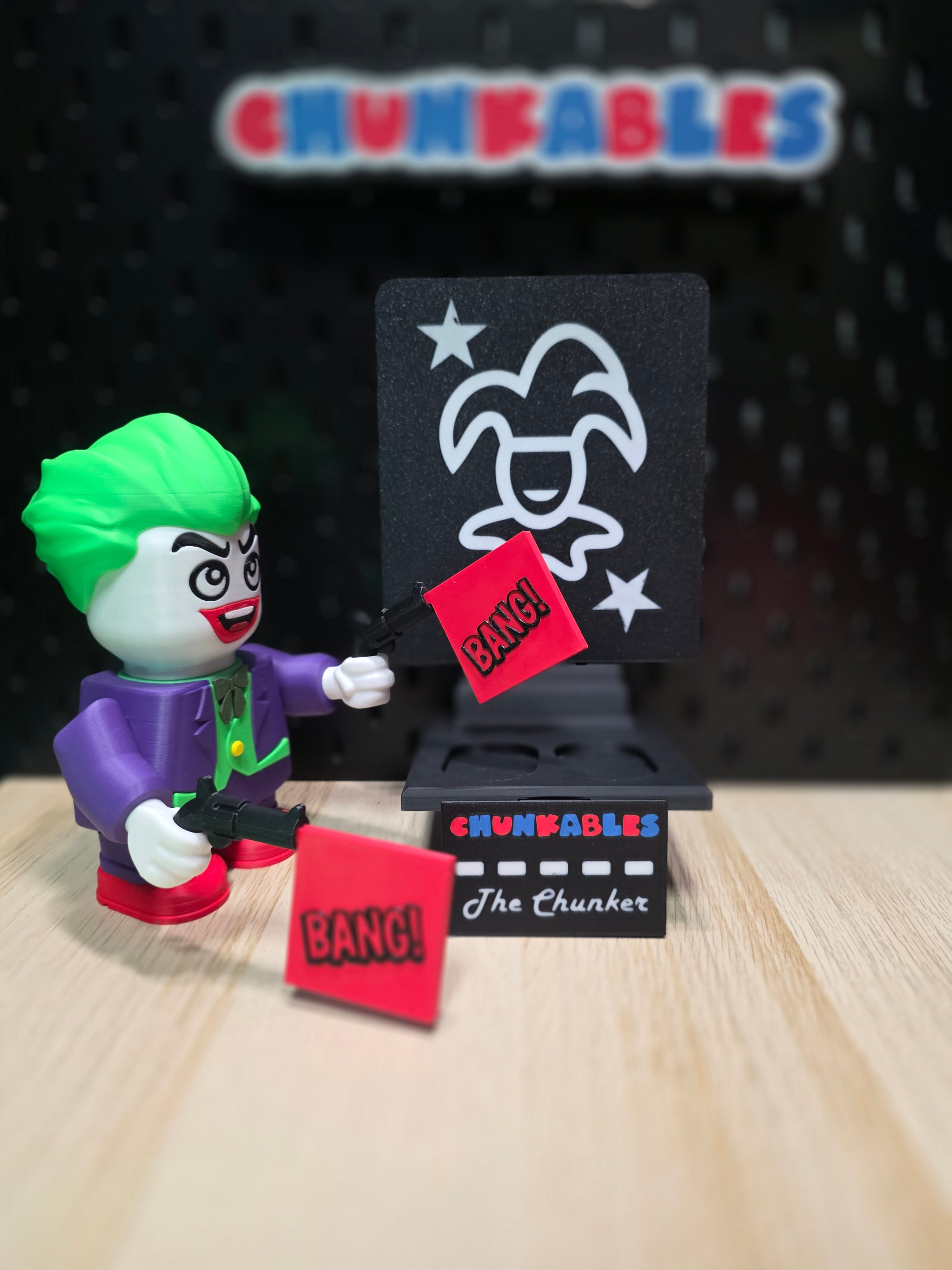 The Chunker Multicolor Backer and Nameplates 3d model