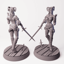 Tiefling Rogue - Hellspawn Thief 3d model