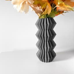 The Jun Vase, Modern and Unique Home Decor for Dried and Preserved Flower Arrangement | STL File 3d model