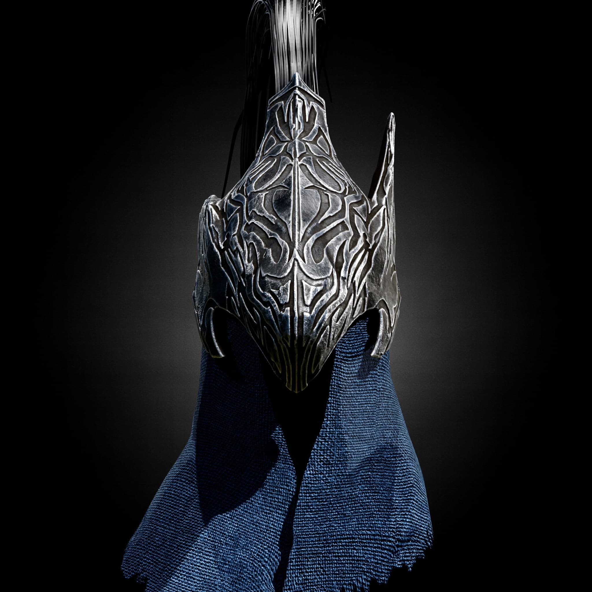 Artorias Of The Abyss Cosplay Helmet - Dark Souls Fan Art 3d model