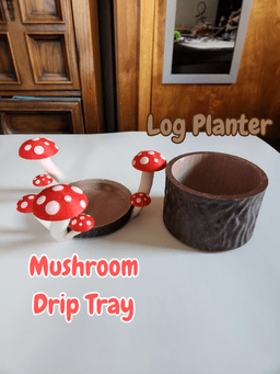 Mushroom Planter 3d model