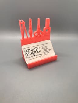 Nail Tech Form Business Card Holder 3d model