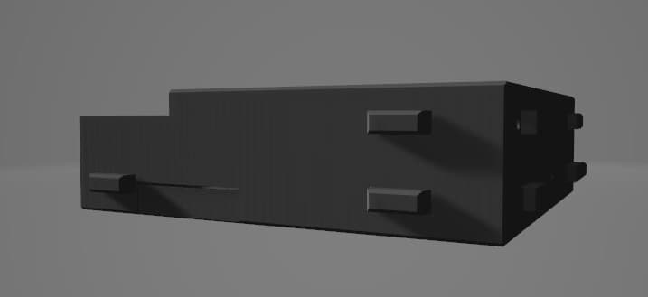 Ender-3-Pro_Raspberry_Mount_Main_V2_+_camera_cable_slit 3d model
