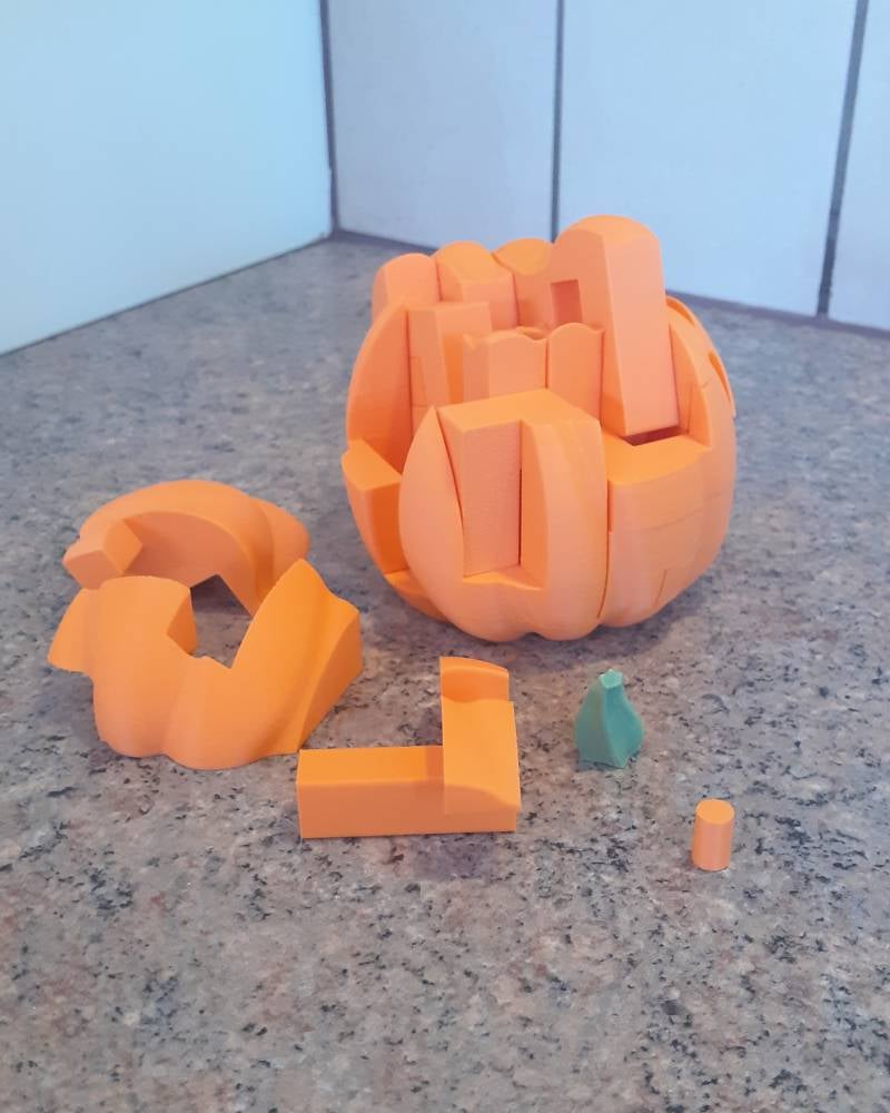 Halloween Pumpkin Puzzle 3d model