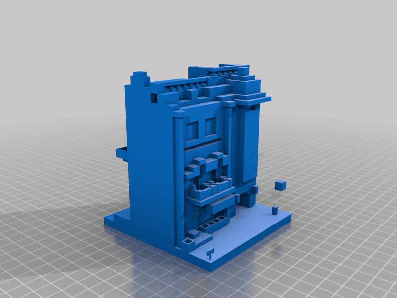 Minecraft Grocery Store 3d model