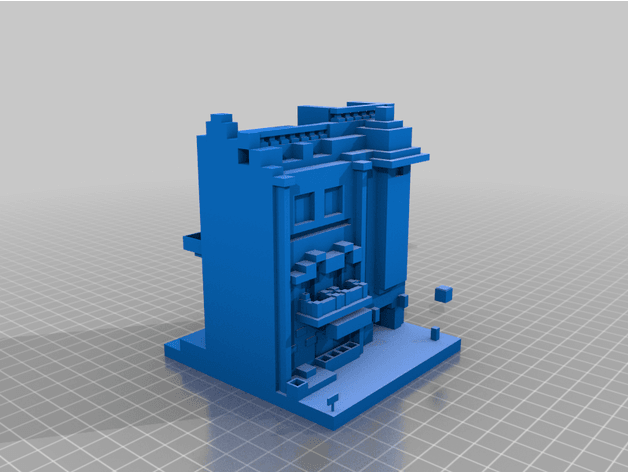 Minecraft Grocery Store 3d model