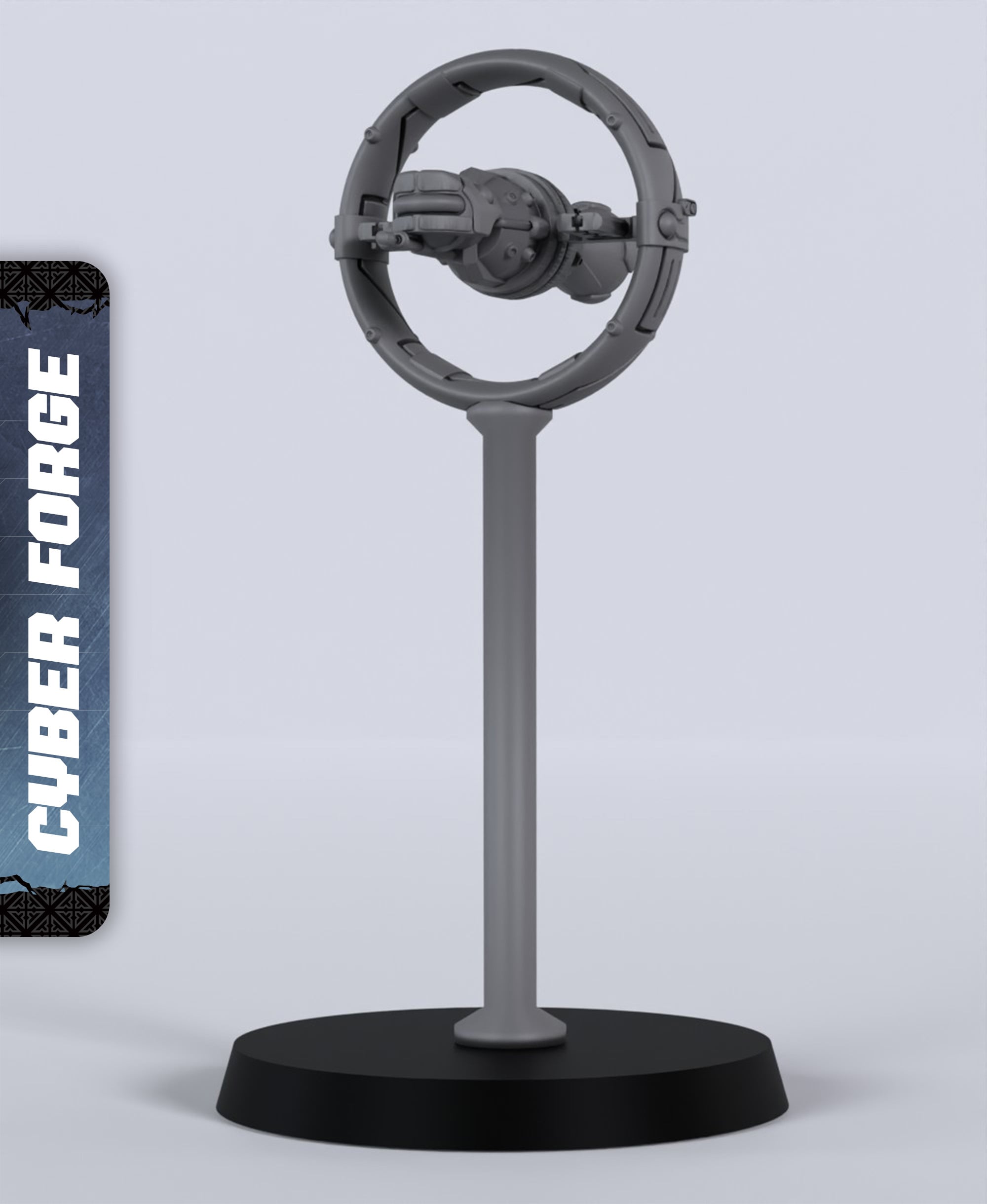 Spaceship Catalyst - With Free Cyberpunk - Sci-Fi Gift Ideas for RPG and Wargamers 3d model