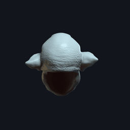 Ogre v1- Custom Action Figure Head 3d model