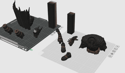 Dark Knight Tactical Batman Figure 3MF | FanArt Multi-Color | HighDetail 3d model
