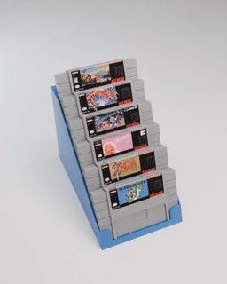 SNES Modular Storage Rack 3d model