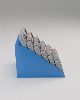 SNES Modular Storage Rack 3d model