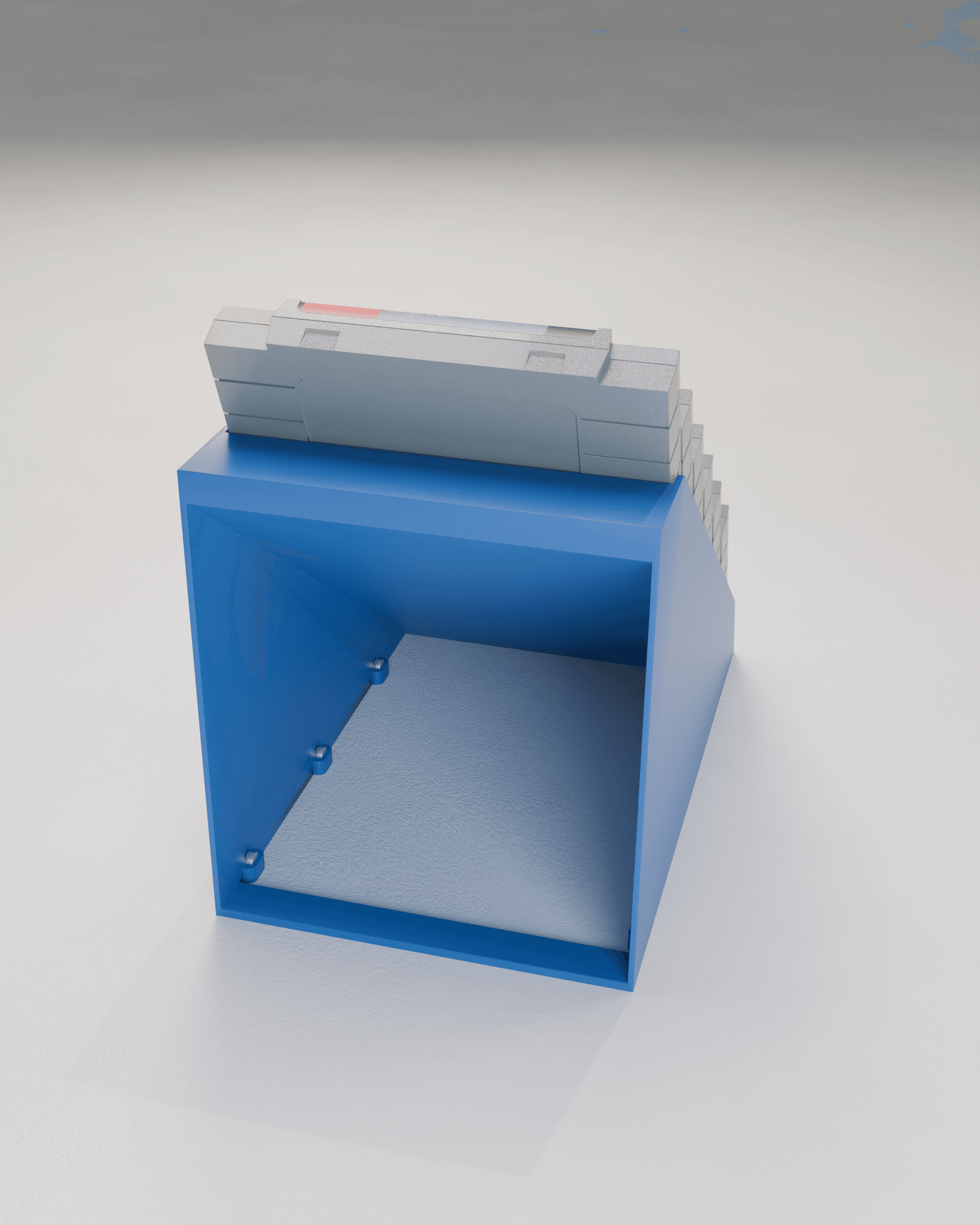 SNES Modular Storage Rack 3d model