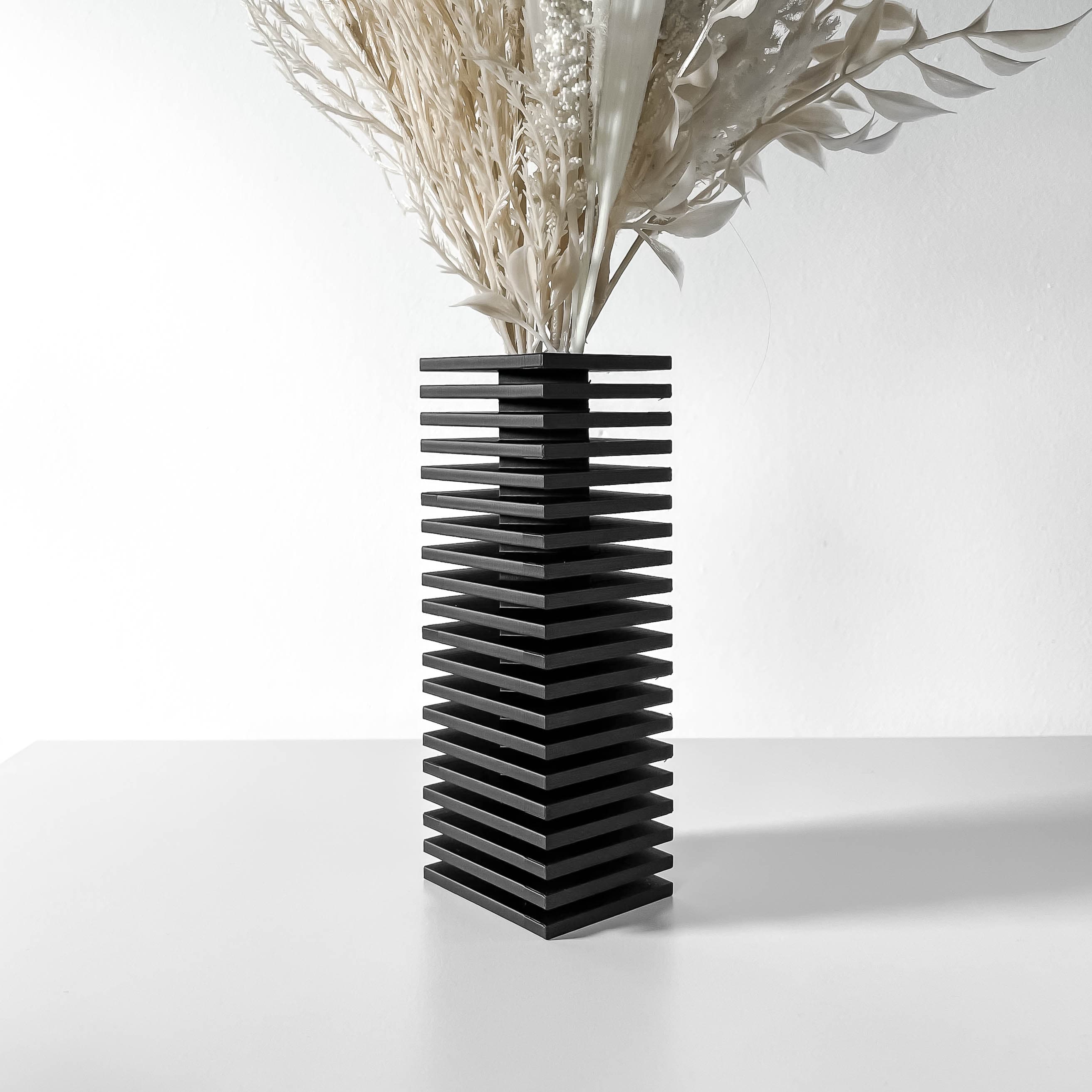 The Nado Vase, Modern and Unique Home Decor for Dried and Preserved Flower Arrangement 3d model
